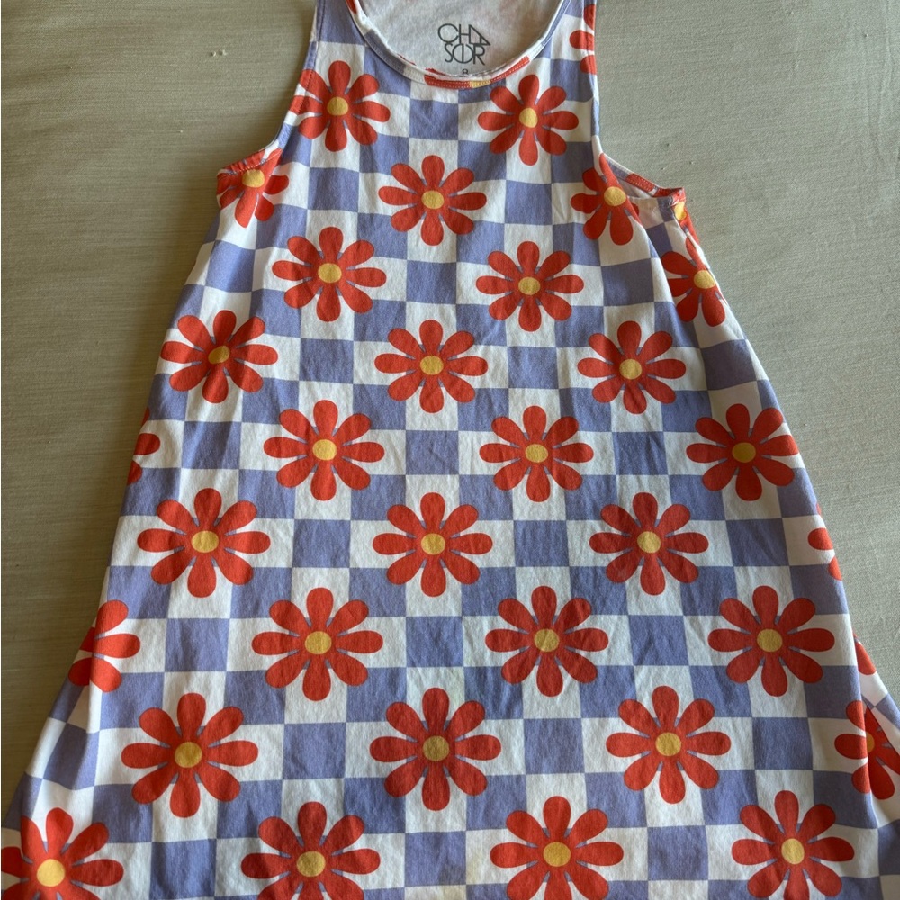 Chaser brand bright retro Floral Sleeveless Dress size 8